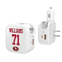 Keyscaper Trent Williams San Francisco 49ers Ready 2-in-1 USB Charger