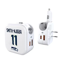 Keyscaper Jaxon Smith-Njigba Seattle Seahawks Ready 2-in-1 USB Charger
