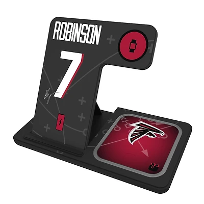 Keyscaper Bijan Robinson Atlanta Falcons Ready 3-in-1 Charging Station