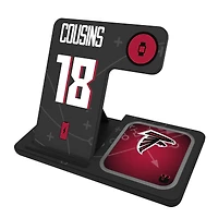 Keyscaper Kirk Cousins Atlanta Falcons Ready 3-in-1 Charging Station