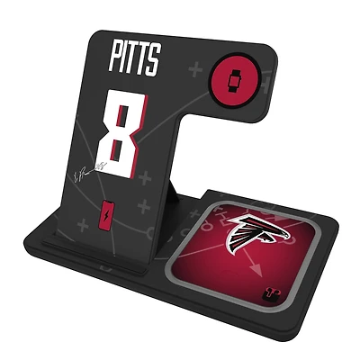 Keyscaper Kyle Pitts Atlanta Falcons Ready 3-in-1 Charging Station