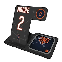 Keyscaper D.J. Moore Chicago Bears Ready 3-in-1 Charging Station