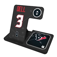 Keyscaper Tank Dell Houston Texans Ready 3-in-1 Charging Station