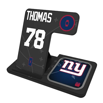 Keyscaper Andrew Thomas New York Giants Ready 3-in-1 Charging Station