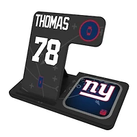Keyscaper Andrew Thomas New York Giants Ready 3-in-1 Charging Station