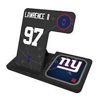 Keyscaper Dexter Lawrence II New York Giants Ready 3-in-1 Charging Station