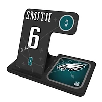 Keyscaper DeVonta Smith Philadelphia Eagles Ready 3-in-1 Charging Station