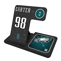 Keyscaper Jalen Carter Philadelphia Eagles Ready 3-in-1 Charging Station