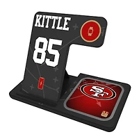 Keyscaper George Kittle San Francisco 49ers Ready 3-in-1 Charging Station