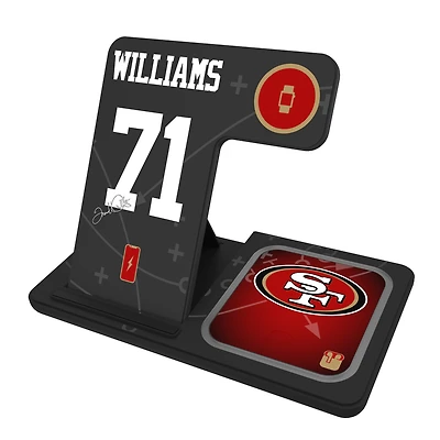 Keyscaper Trent Williams San Francisco 49ers Ready 3-in-1 Charging Station