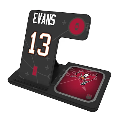 Keyscaper Mike Evans Tampa Bay Buccaneers Ready 3-in-1 Charging Station