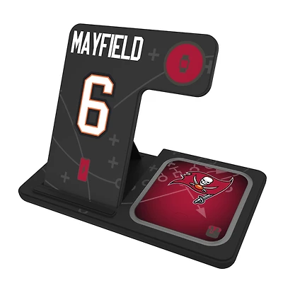 Keyscaper Baker Mayfield Tampa Bay Buccaneers Ready 3-in-1 Charging Station