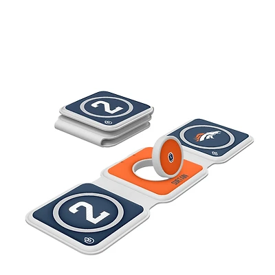 Keyscaper Patrick Surtain Denver Broncos 3-in-1 Foldable Charger