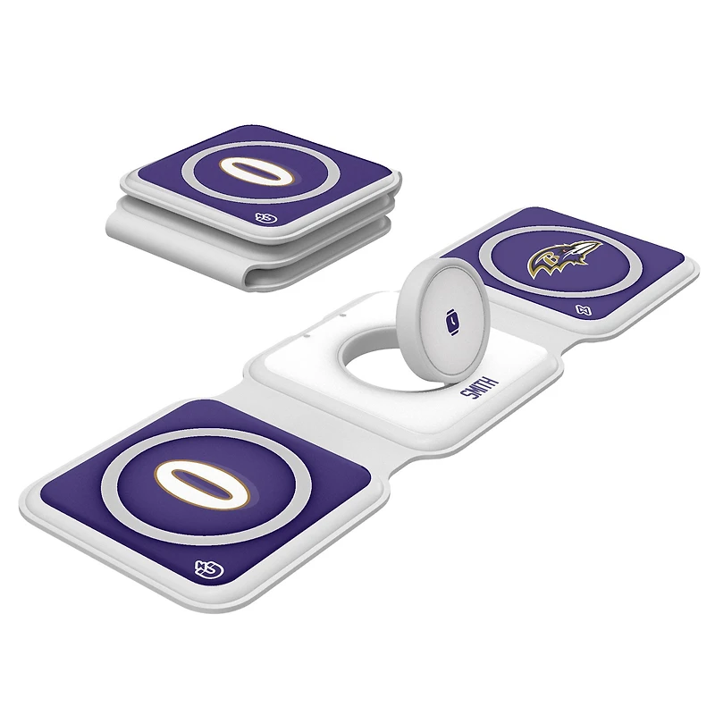 Keyscaper Roquan Smith Baltimore Ravens 3-in-1 Foldable Charger