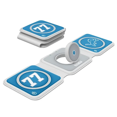 Keyscaper Frank Ragnow Detroit Lions 3-in-1 Foldable Charger