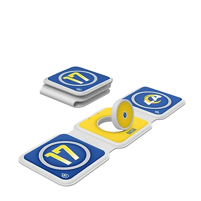 Keyscaper Puka Nacua Los Angeles Rams 3-in-1 Foldable Charger