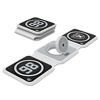 Keyscaper Maxx Crosby Las Vegas Raiders 3-in-1 Foldable Charger