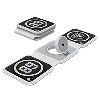 Keyscaper Brock Bowers Las Vegas Raiders 3-in-1 Foldable Charger