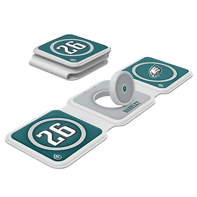 Keyscaper Saquon Barkley Philadelphia Eagles 3-in-1 Foldable Charger