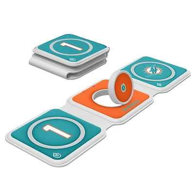 Keyscaper Tua Tagovailoa Miami Dolphins 3-in-1 Foldable Charger