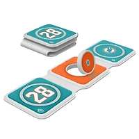 Keyscaper De’Von Achane Miami Dolphins 3-in-1 Foldable Charger