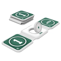 Keyscaper Ahmad Sauce Gardner New York Jets 3-in-1 Foldable Charger