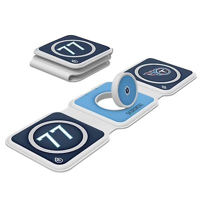 Keyscaper Peter Skoronski Tennessee Titans 3-in-1 Foldable Charger