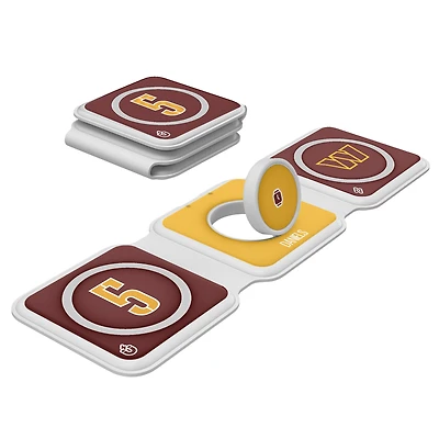 Keyscaper Jayden Daniels Washington Commanders 3-in-1 Foldable Charger