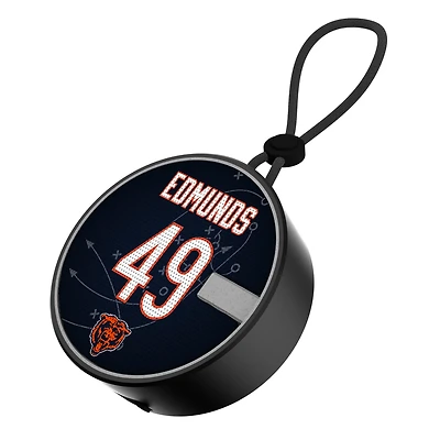 Keyscaper Tremaine Edmunds Chicago Bears Bluetooth IP67 Waterproof Speaker
