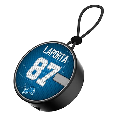 Keyscaper Sam LaPorta Detroit Lions Bluetooth IP67 Waterproof Speaker