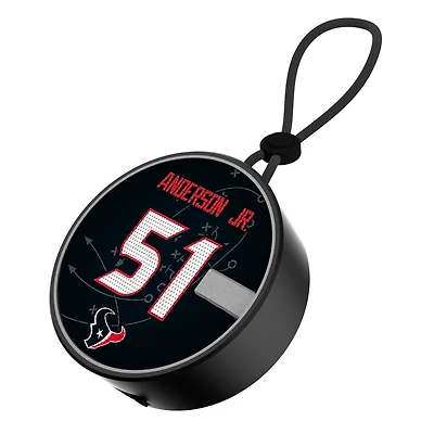 Keyscaper Will Anderson Jr. Houston Texans Bluetooth IP67 Waterproof Speaker