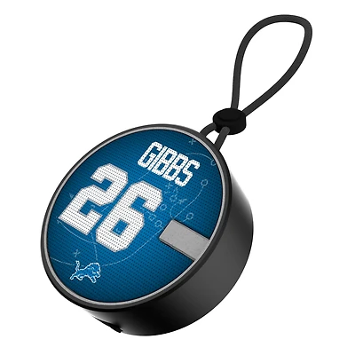 Keyscaper Jahmyr Gibbs Detroit Lions Bluetooth IP67 Waterproof Speaker