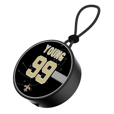 Keyscaper Chase Young New Orleans Saints Bluetooth IP67 Waterproof Speaker