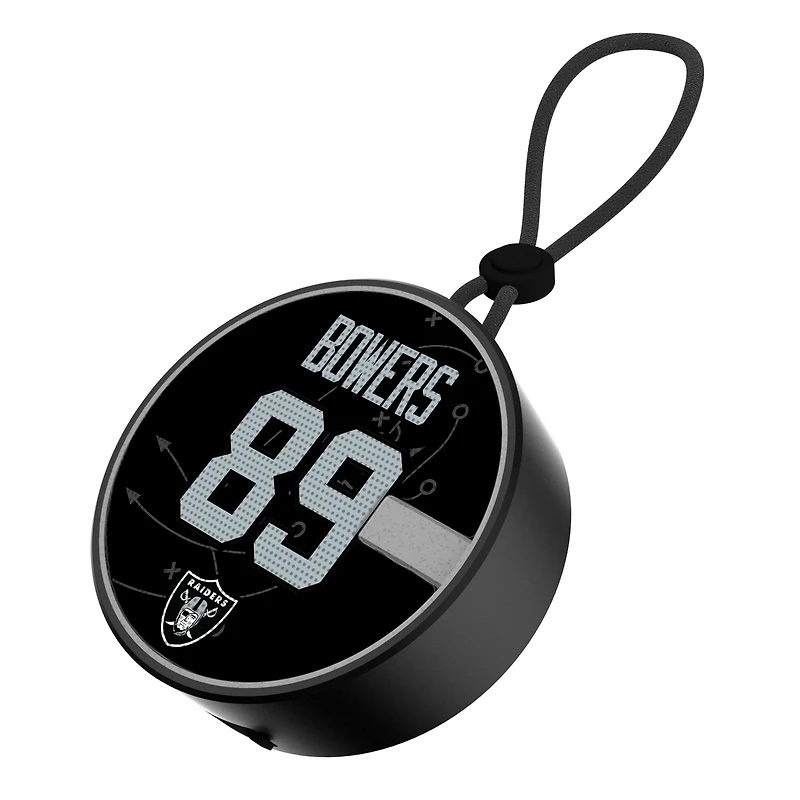 Keyscaper Brock Bowers Las Vegas Raiders Bluetooth IP67 Waterproof Speaker