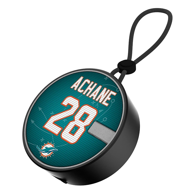 Keyscaper De’Von Achane Miami Dolphins Bluetooth IP67 Waterproof Speaker