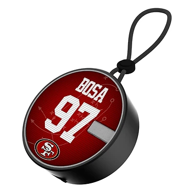Keyscaper Nick Bosa San Francisco 49ers Bluetooth IP67 Waterproof Speaker
