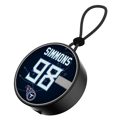 Keyscaper Jeffery Simmons Tennessee Titans Bluetooth IP67 Waterproof Speaker