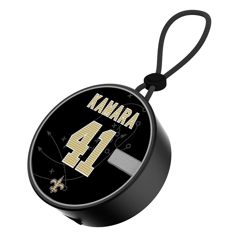 Keyscaper Alvin Kamara New Orleans Saints Bluetooth IP67 Waterproof Speaker