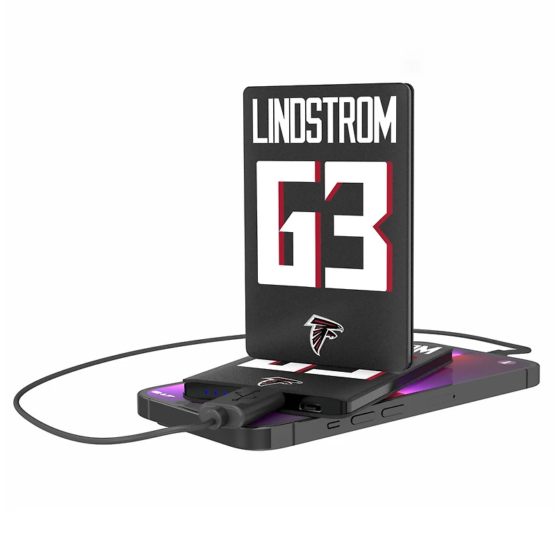 Keyscaper Chris Lindstrom Atlanta Falcons Credit Card Powerbank
