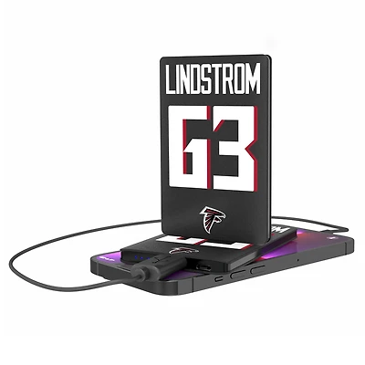 Keyscaper Chris Lindstrom Atlanta Falcons Credit Card Powerbank