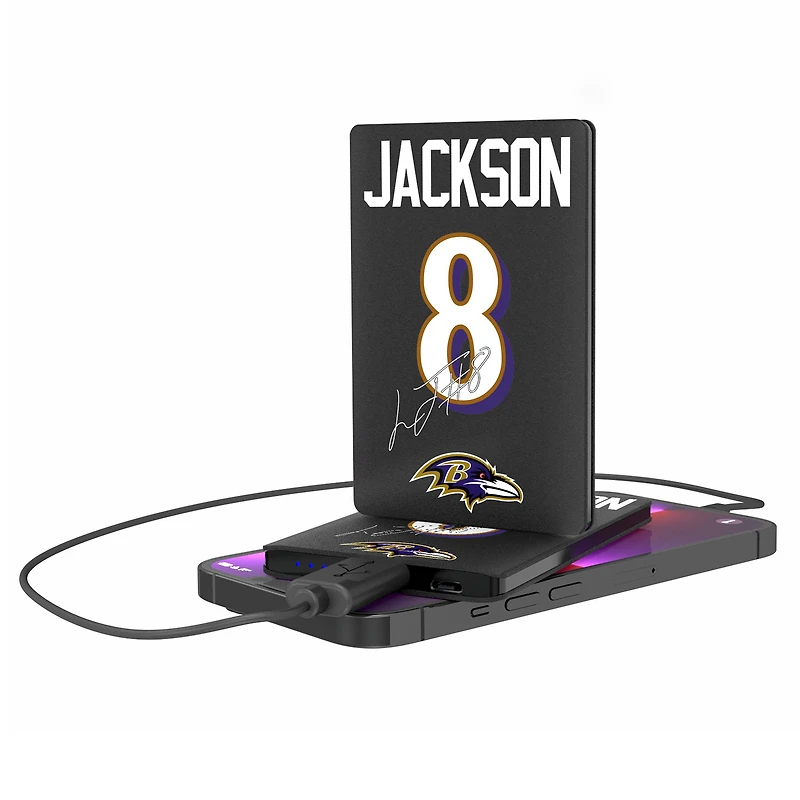 Keyscaper Lamar Jackson Baltimore Ravens Credit Card Powerbank