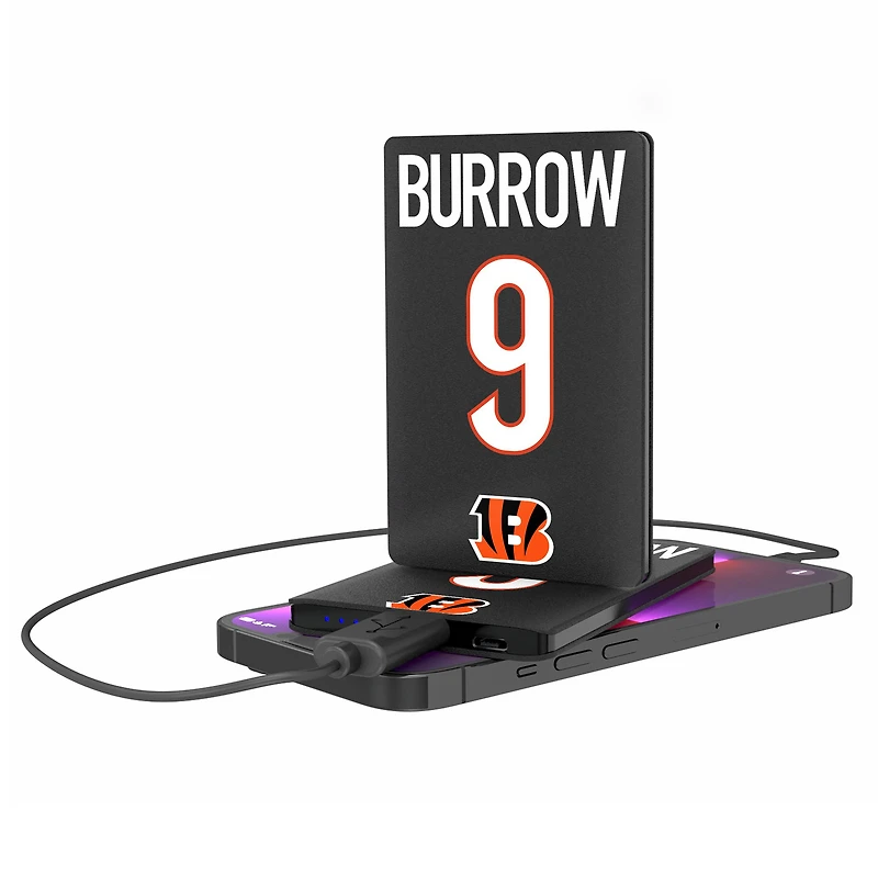 Keyscaper Joe Burrow Cincinnati Bengals Credit Card Powerbank