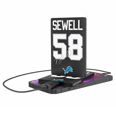 Keyscaper Penei Sewell Detroit Lions Credit Card Powerbank