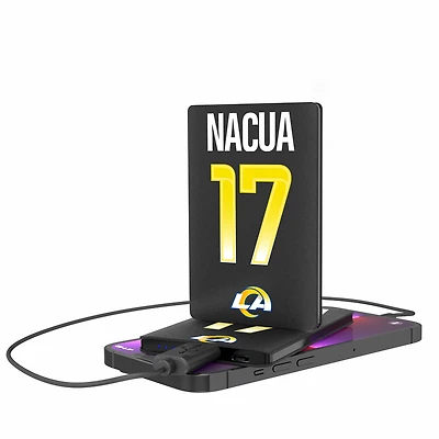 Keyscaper Puka Nacua Los Angeles Rams Credit Card Powerbank