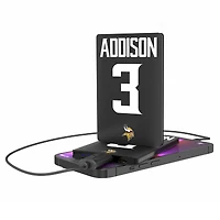 Keyscaper Jordan Addison Minnesota Vikings Credit Card Powerbank