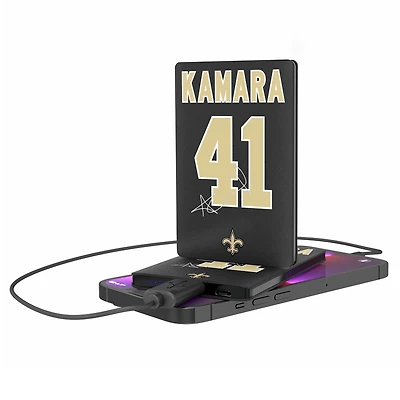 Keyscaper Alvin Kamara New Orleans Saints Credit Card Powerbank