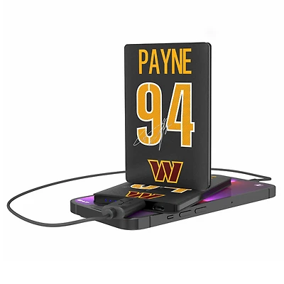 Keyscaper Daron Payne Washington Commanders Credit Card Powerbank