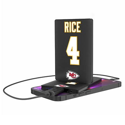 Keyscaper Rashee Rice Kansas City Chiefs Credit Card Powerbank