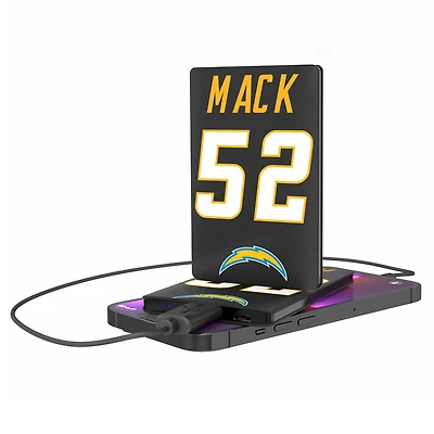 Keyscaper Khalil Mack Los Angeles Chargers Credit Card Powerbank