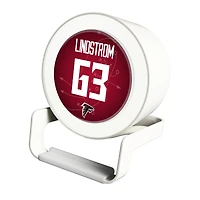 Keyscaper Chris Lindstrom White Atlanta Falcons Night Light Charger and Bluetooth Speaker